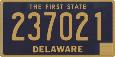 DE license plate 237021