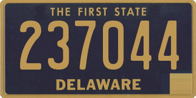 DE license plate 237044