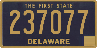 DE license plate 237077