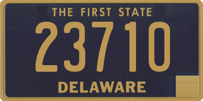 DE license plate 23710