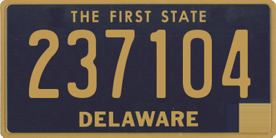 DE license plate 237104