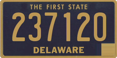 DE license plate 237120