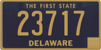 DE license plate 23717