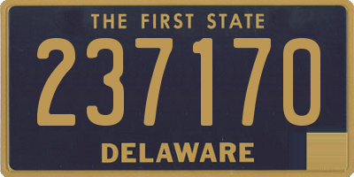 DE license plate 237170