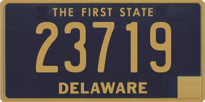DE license plate 23719