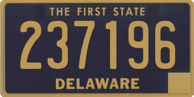 DE license plate 237196