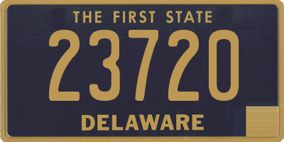 DE license plate 23720