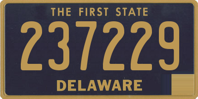 DE license plate 237229