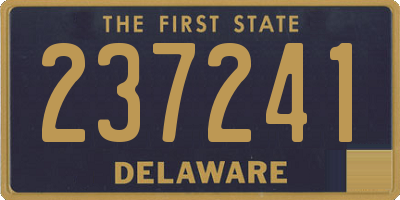 DE license plate 237241