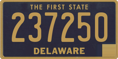 DE license plate 237250
