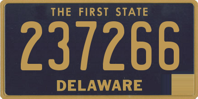 DE license plate 237266