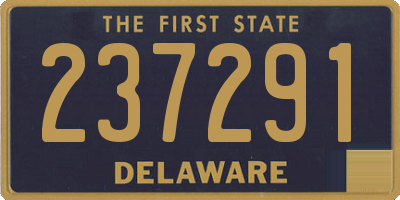 DE license plate 237291