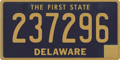 DE license plate 237296