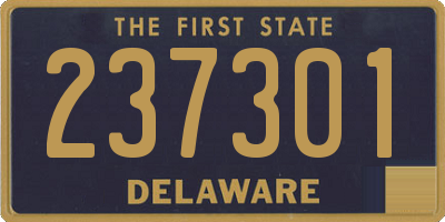 DE license plate 237301