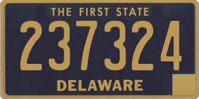 DE license plate 237324