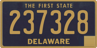 DE license plate 237328