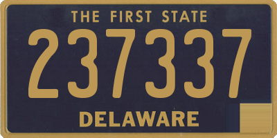 DE license plate 237337