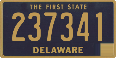 DE license plate 237341