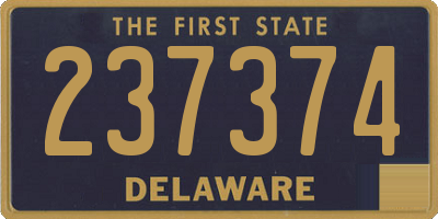 DE license plate 237374