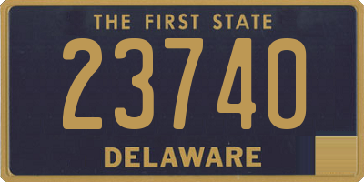 DE license plate 23740