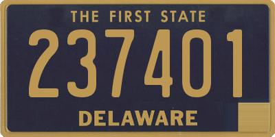 DE license plate 237401