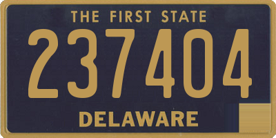 DE license plate 237404