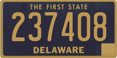 DE license plate 237408