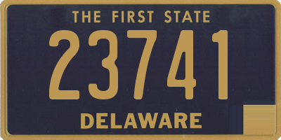 DE license plate 23741