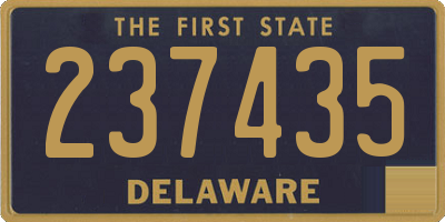 DE license plate 237435