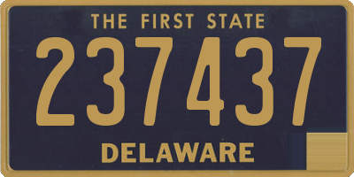 DE license plate 237437