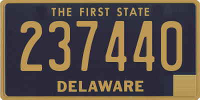 DE license plate 237440