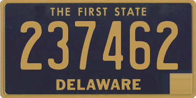 DE license plate 237462