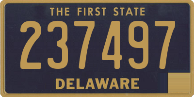 DE license plate 237497