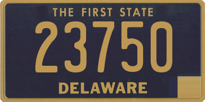 DE license plate 23750