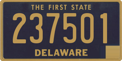 DE license plate 237501