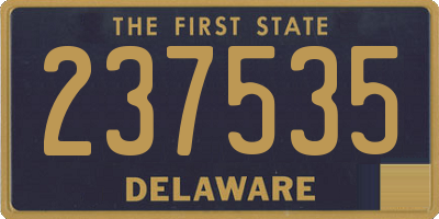 DE license plate 237535
