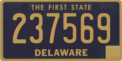 DE license plate 237569