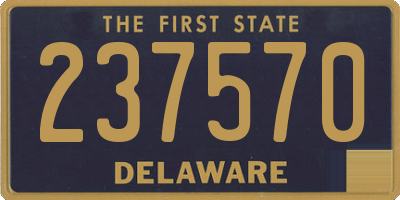 DE license plate 237570