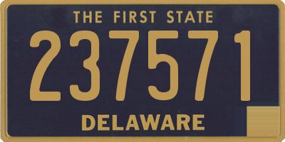 DE license plate 237571