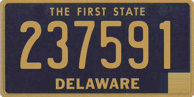 DE license plate 237591