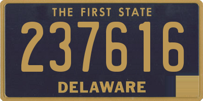 DE license plate 237616