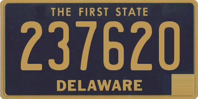 DE license plate 237620
