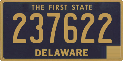 DE license plate 237622