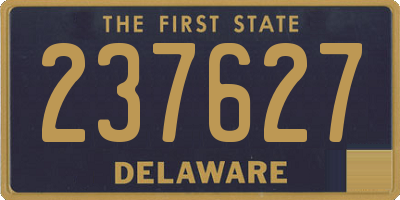 DE license plate 237627