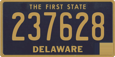 DE license plate 237628