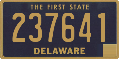 DE license plate 237641