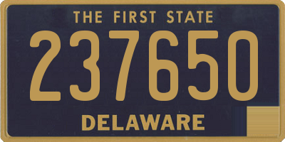 DE license plate 237650