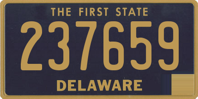 DE license plate 237659