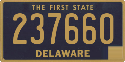 DE license plate 237660
