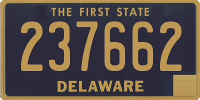 DE license plate 237662